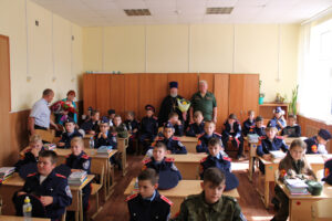 День знаний в в Казачьей кадетской школе Тамбова